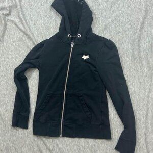 Fox Racing Sweatshirt Womens small Zip up hoddie fox riders co